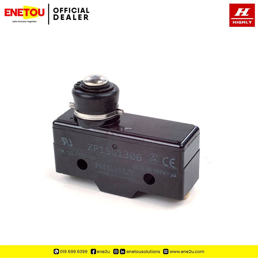 HIGHLY ZP15G1306 SNAP ACTION SWITCH SHORT SPRING PLUNGER